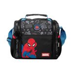 lancheira escolar xeryus homem aranha college 7l preto 14994 (mp)