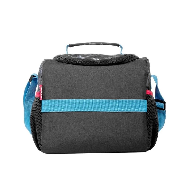 lancheira escolar xeryus homem aranha college 7l preto 14994 (mp)