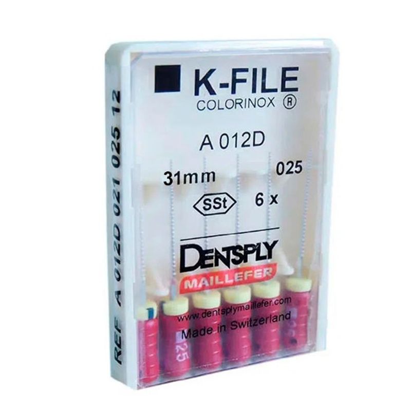 limas tipo k dentsply com 6 unidades (mp)