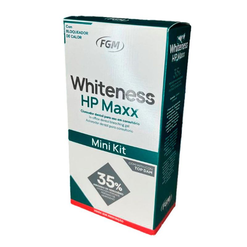mini kit clareador fgm whiteness hp maxx (mp)