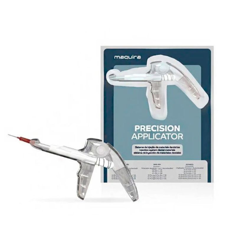 kit aplicador de precisão maquira 1 pistola + 30 ponteiras (mp)