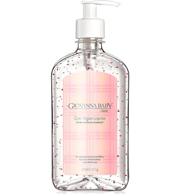 álcool em gel giovanna baby classic 500ml
