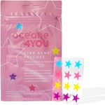 adesivos secativos para espinhas com ácido salicílico star acne patches océane 4you 12 unidades
