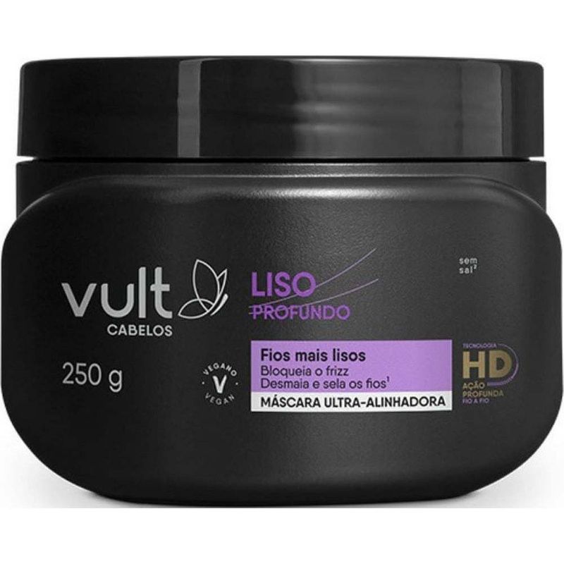 máscara capilar vult liso profundo 250g