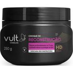 máscara capilar vult cabelos choque de reconstrução 250g