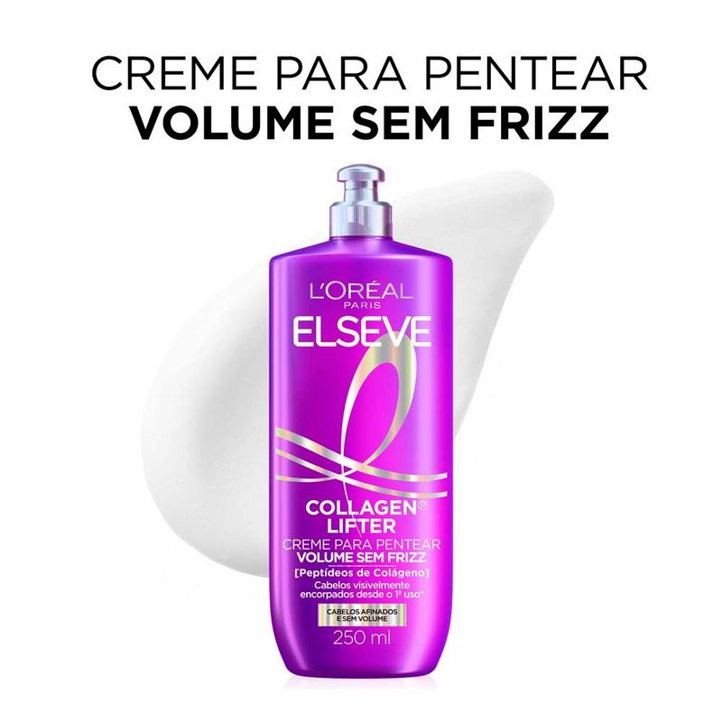 creme para pentear l'oréal paris elseve collagen lifter 250ml