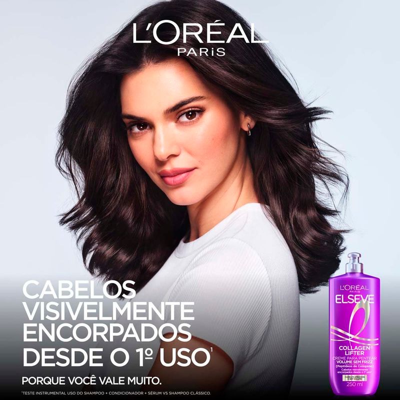 creme para pentear l'oréal paris elseve collagen lifter 250ml