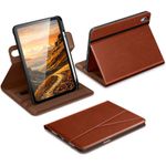 case para ipad a16 com suporte para apple dtto couro marrom a-mbi