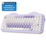 teclado mecânico yunzii sem fio lilás a-mbi