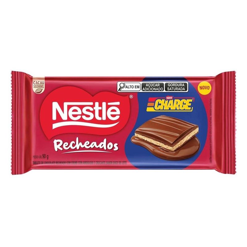 chocolate nestlé charge recheados 90g