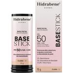 base facial multifuncional stick hidrabene fps50 clara 1.0 15g
