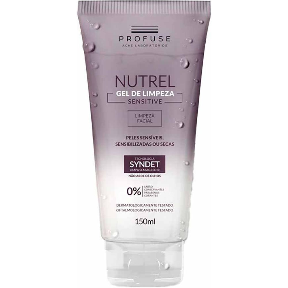 Gel de Limpeza Facial Profuse Nutrel Sensitive 150ml