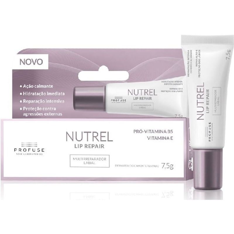 hidratante multirreparador labial profuse nutrel lip repair 7,5g"