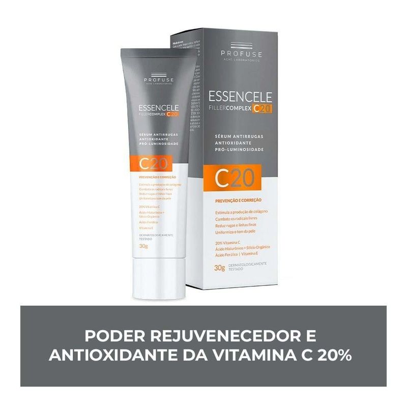 sérum antirrugas profuse essencele c20 30g