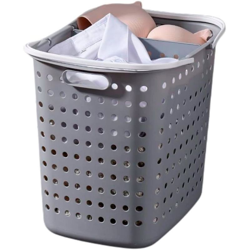 Cesto de Roupa Suja Anoxin Cinza