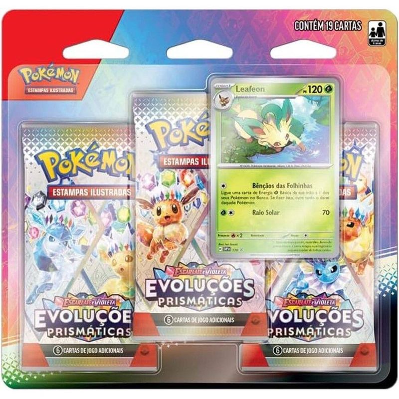 blister triplo pokémon copag ev8 evoluções climáticas (mp)