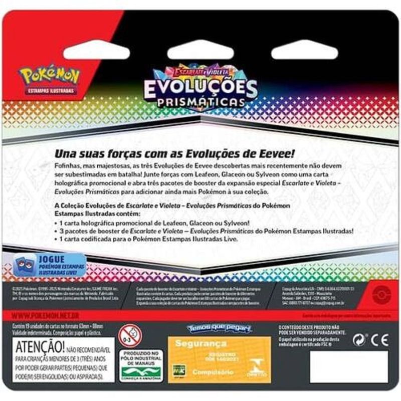 blister triplo pokémon copag ev8 evoluções climáticas (mp)
