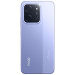 smartphone xiaomi poco c85 roxo 256gb câmera 50mp 8gb ram