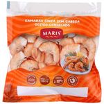 camarão maris sem cabeça cozido 25/30 180g