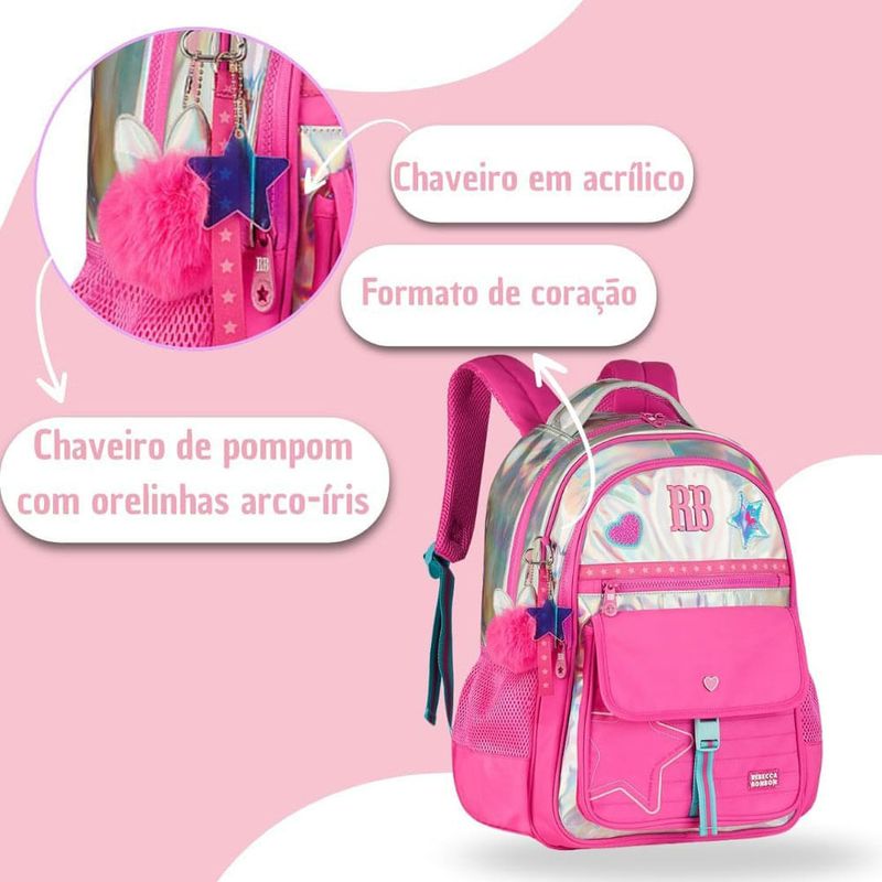 mochila rebecca bonbon holográfica (mp)
