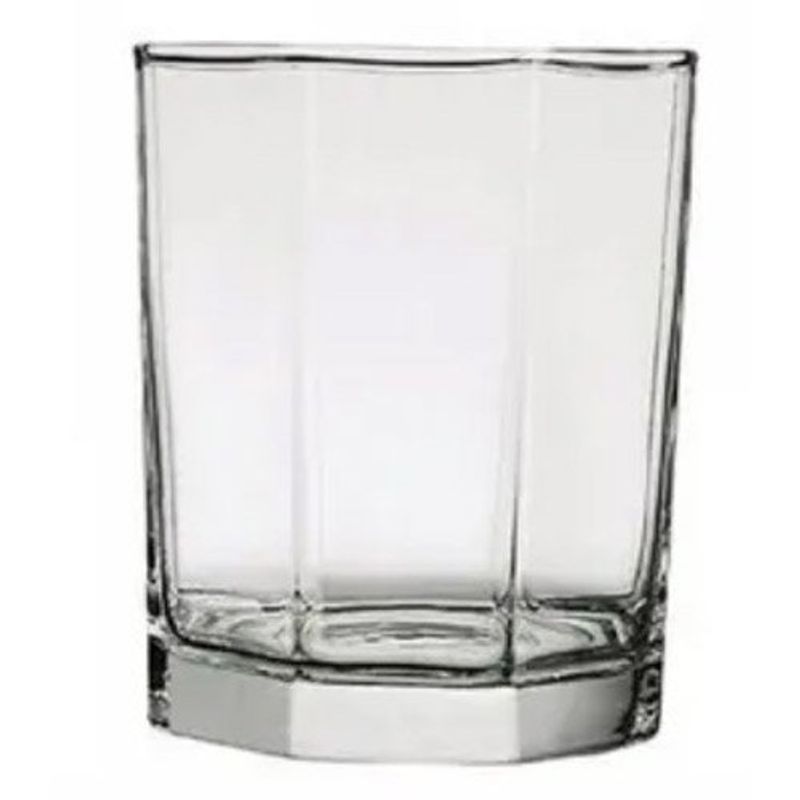 conjunto de 6 copos octagonal green apple 190ml t-bi