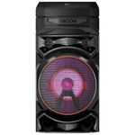 caixa de som torre lg xboom bluetooth entrada microfone e guitarra rnc5