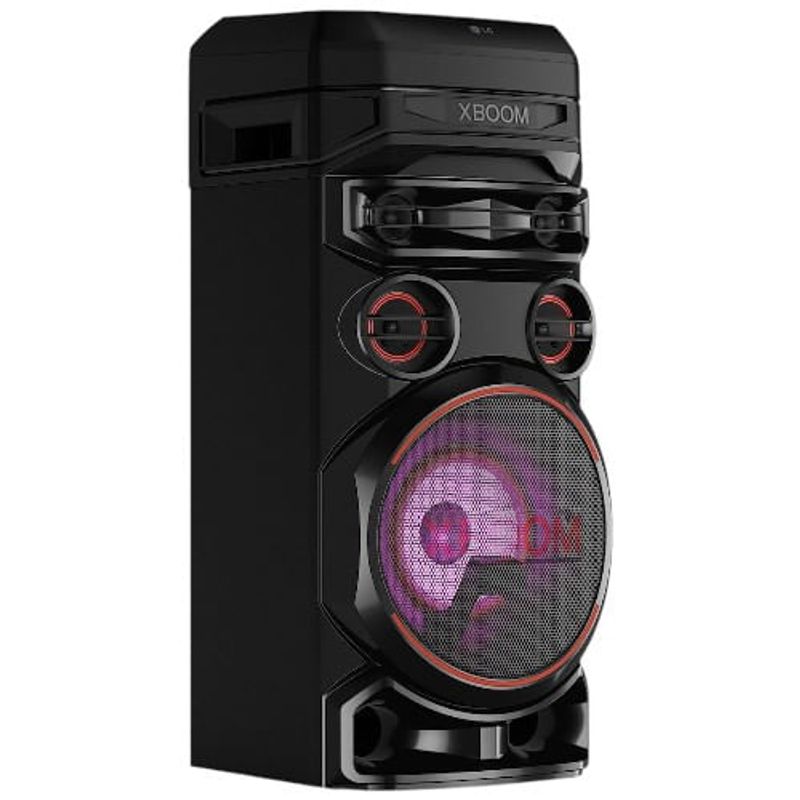 caixa de som torre lg xboom bluetooth graves potentes karaokê party speaker rnc7