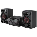 mini system lg xboom 220w preto ck43n