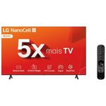 smart tv lg 65" 4k nanocell processador 5 ger7 ia hub alexa webos 24 65nano80