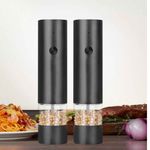 moedor de pimenta elétrico shengshi taibao 02 peças preto t-bi