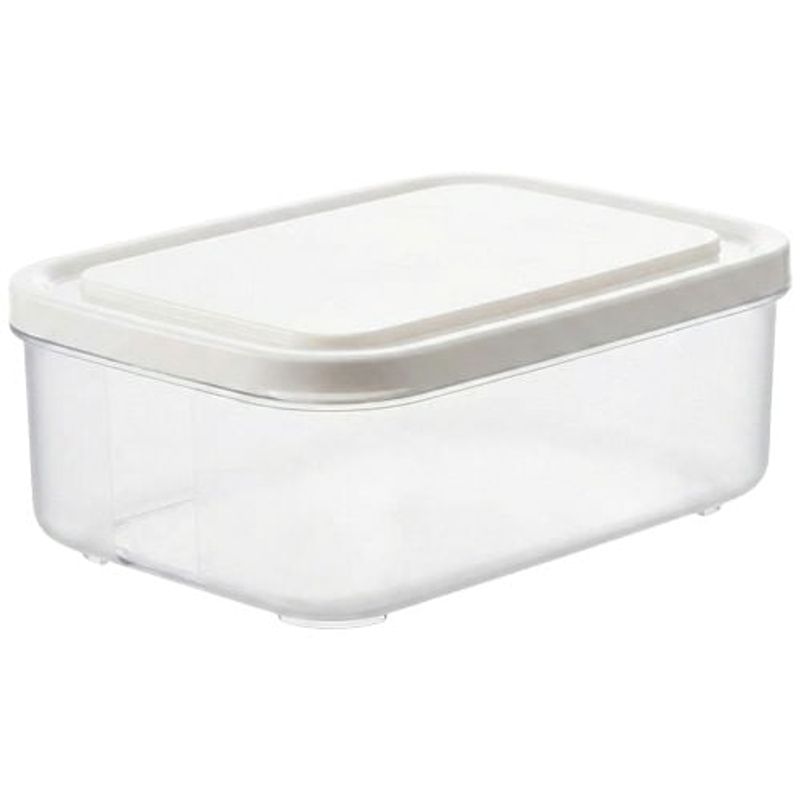 pote hermético tao de alimentos frescos para geladeira branco t-bi