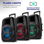 caixa de som amplificada mondial connect power plus bluetooth 550w bivolt preto (cm-550)