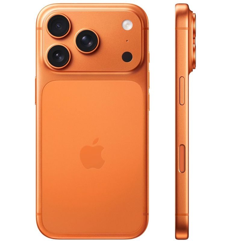 apple iphone 17 pro 512gb laranja tela 6,3" ios 26