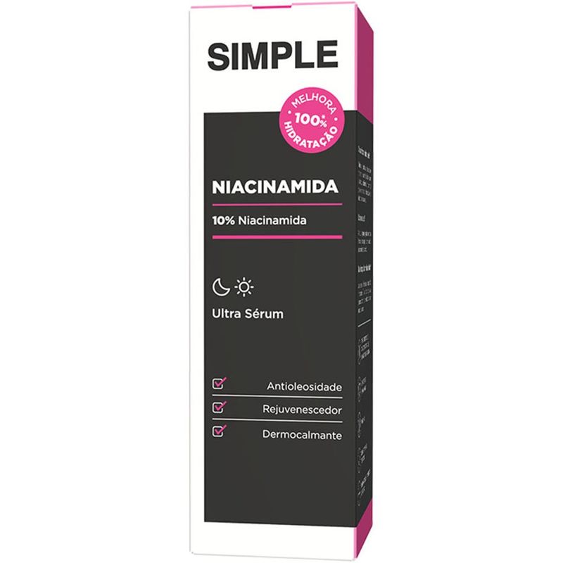 ultra sérum facial simple niacinamida 30ml