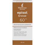 protetor solar iluminador facial fps60 episol bronze 40ml