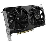 placa de vídeo pny geforce rtx 5060 oc dual fan graphics 8gb gddr7 ss-fread y 2-slot preto w-bi