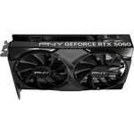 placa de vídeo pny geforce rtx 5060 oc dual fan graphics 8gb gddr7 ss-fread y 2-slot preto w-bi