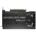placa de vídeo pny geforce rtx 5060 oc dual fan graphics 8gb gddr7 ss-fread y 2-slot preto w-bi
