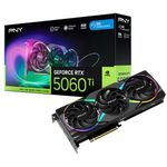 placa de vídeo pny 5060 argb oc epic x 8gb gddr7 sff-ready preto w-bi