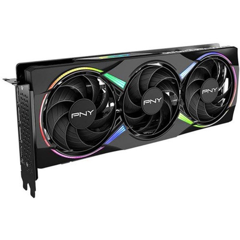 placa de vídeo pny 5060 argb oc epic x 8gb gddr7 sff-ready preto w-bi
