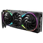 placa de vídeo pny 5060 argb oc epic x 8gb gddr7 sff-ready preto w-bi