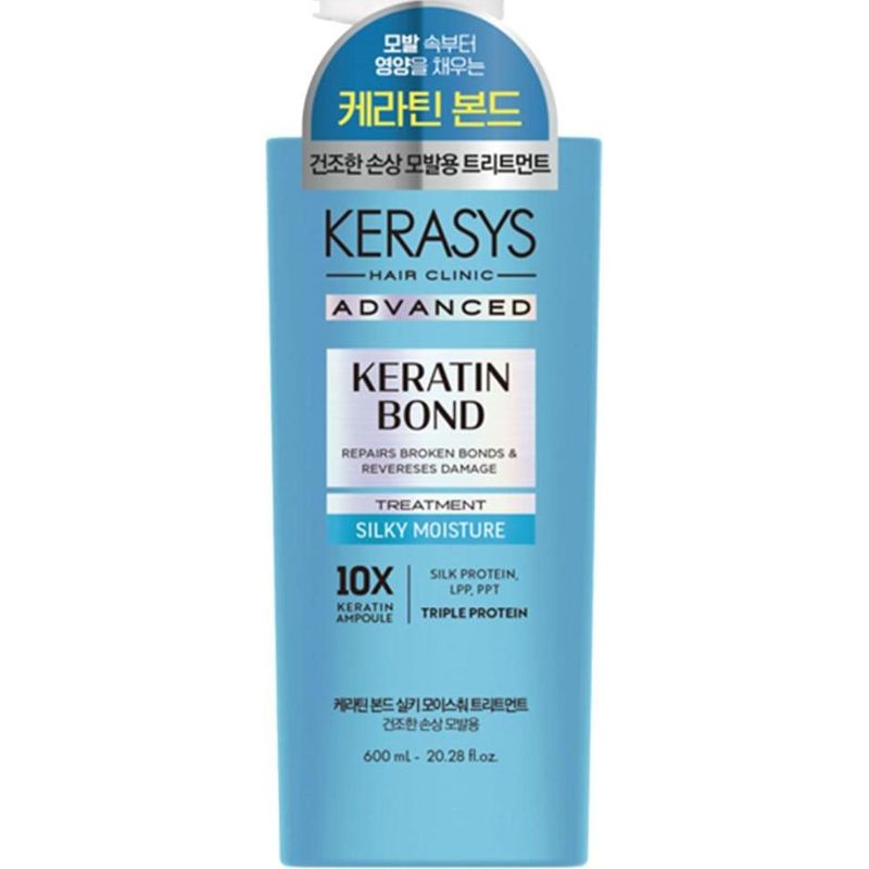 máscara de tratamento capilar kerasys keratin bond silky moisture 600ml