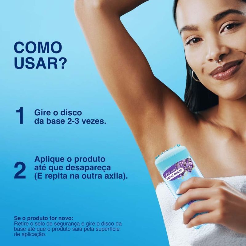 desodorante gel antitranspirante secret fresh defense lavender 73g