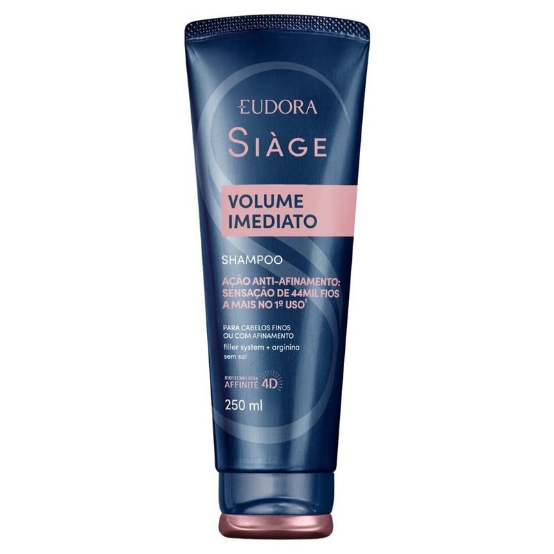 shampoo eudora siàge volume imediato 250ml