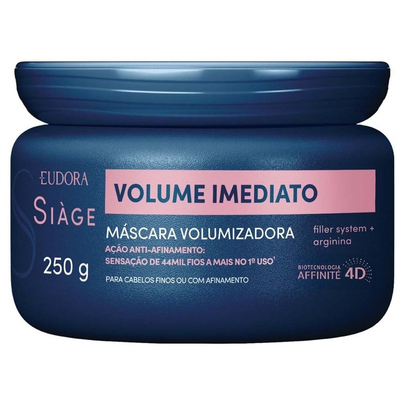 máscara de tratamento eudora siàge volume imediato 250g