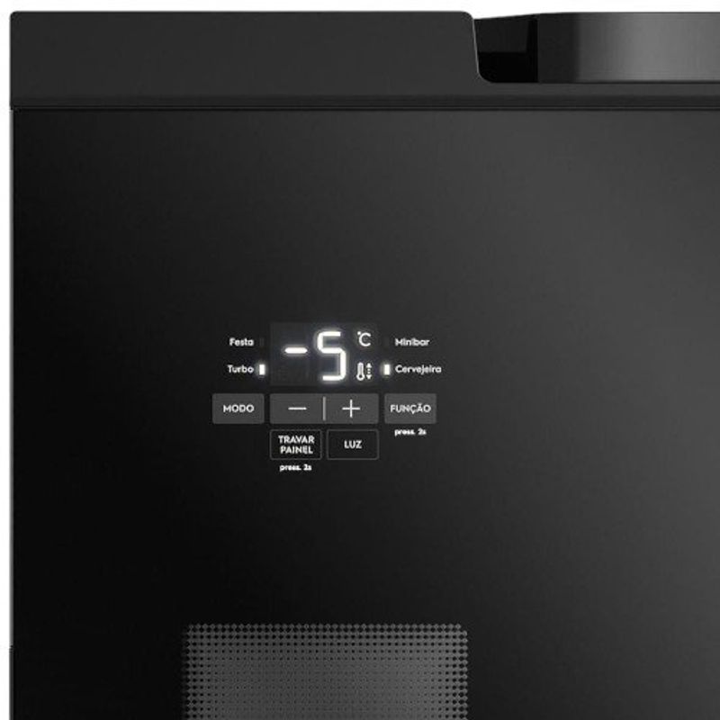 cervejeira home bar electrolux 100l frost free 127v preto eb100