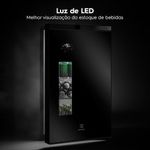 cervejeira home bar electrolux 100l frost free 127v preto eb100