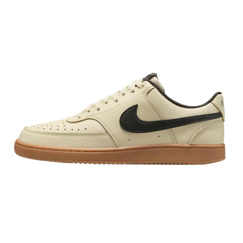 tênis casual masculino n°40 nike court vision low bege (mp)