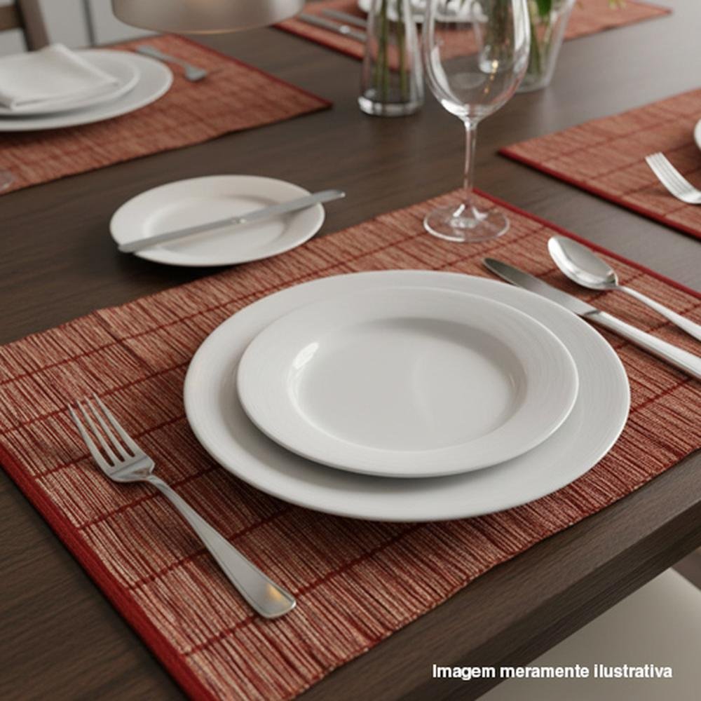 Encontraproduto.com.br - Jogo Americano Toskana 4 Peças Terracota (MP)