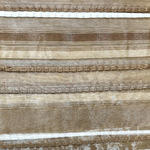 cortina rideau 140x240cm branco e bege (mp)
